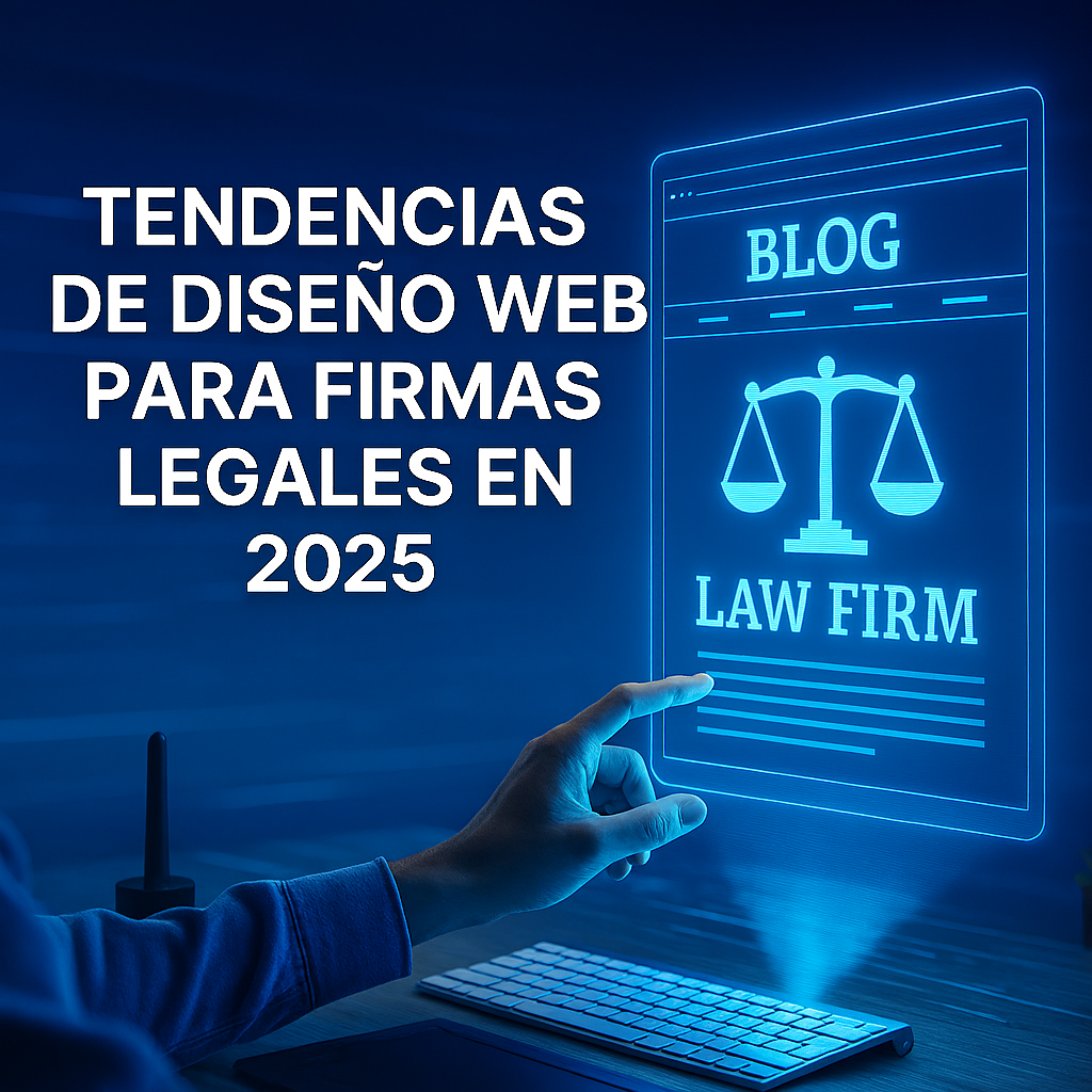 Imagen de un escritorio con tendencias de diseño web para 2025
